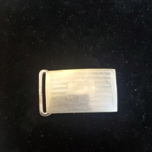 Vintage Swack Sterling Silver Belt Buckle